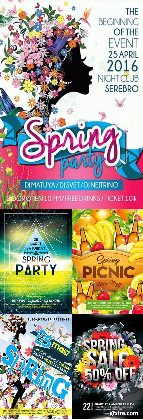 Welcome Spring Flyer Bundle #4