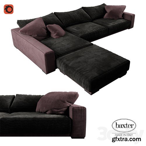 3dsky Pro - Sofa BAXTER BUDAPEST SOFT