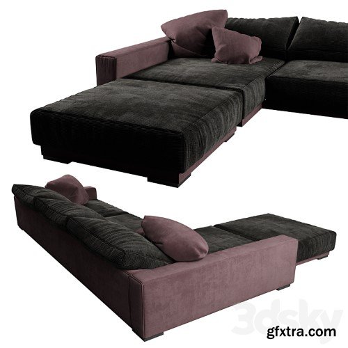 3dsky Pro - Sofa BAXTER BUDAPEST SOFT