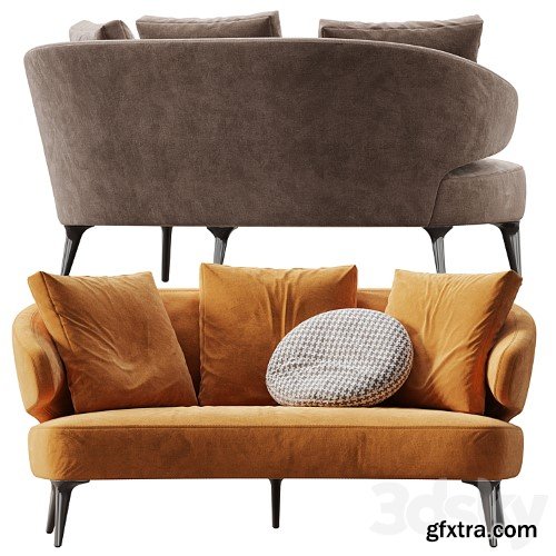 3dsky Pro - ASTON SOFA BY MINOTTI