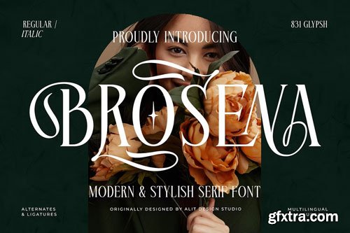 CreativeMarket - Brosena Typeface