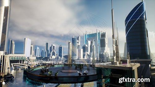 Fab - Retro Sci-Fi Futuristic City Pack v4.27+