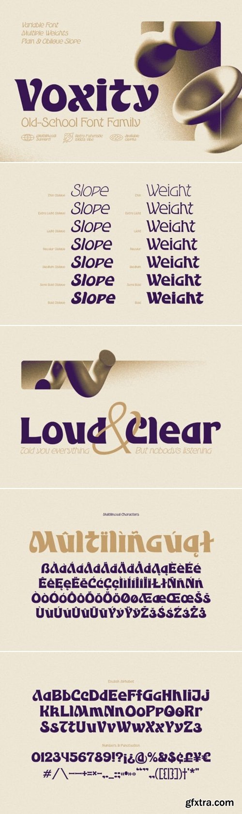 Voxity Old-school Family Font