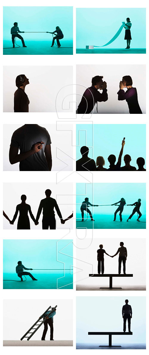 Concepts in Silhouette 100xJPG by OJO Images OJ044
