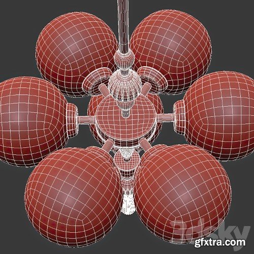 3dsky Pro - Hanging chandelier Odeon Light Exclusive Palle 5405/9