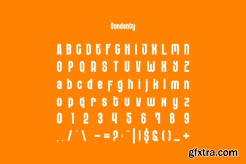 Qondenty Font