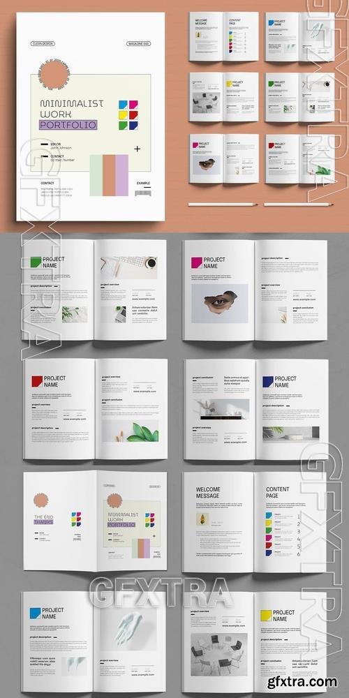 Minimalist Portfolio Layout UGH3QUC