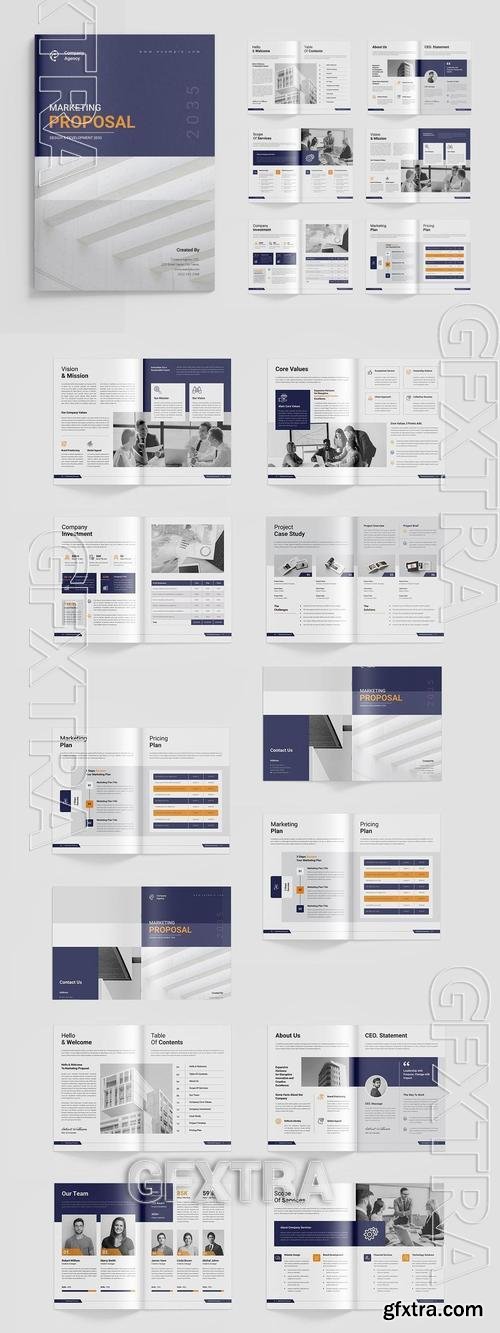Marketing Plan Brochure Template HNYUZKD
