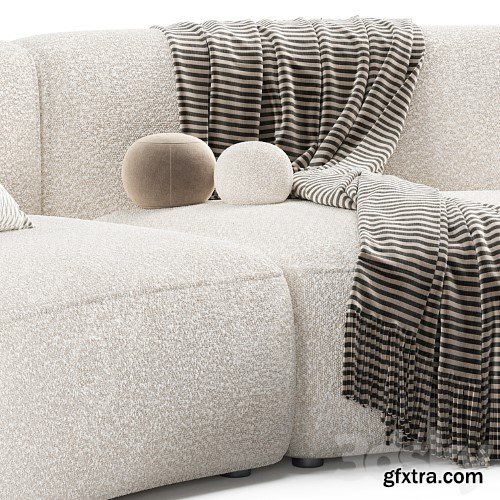 3dsky Pro - Cozy Curve Modular Sofa by MDF Italia