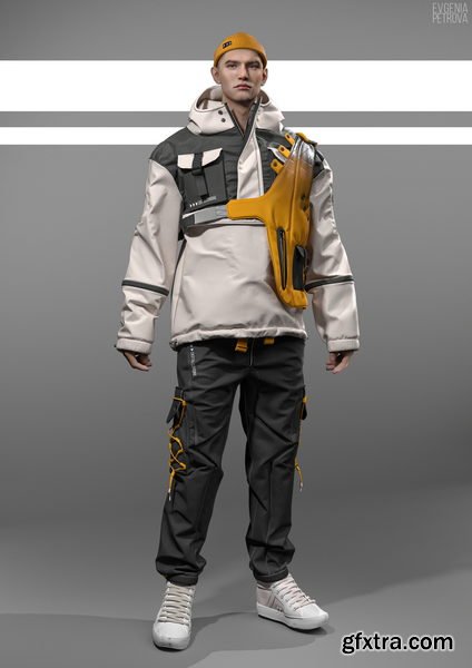 Artstation - Urban Outfit by Evgenia Petrova - ZPRJ + OBJ