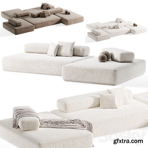 3dsky Pro - Composition Sofa Modular Sofa