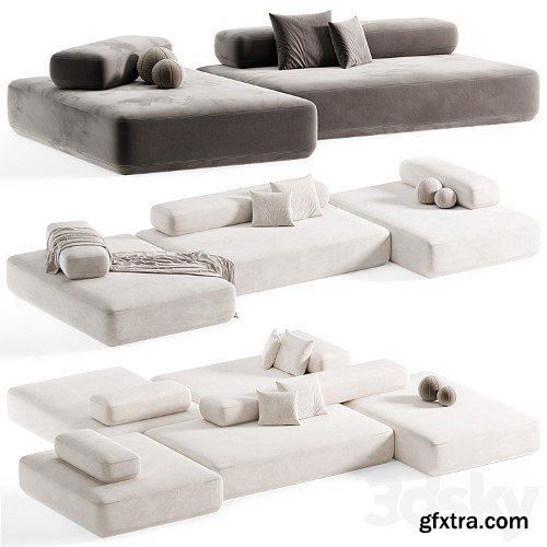 3dsky Pro - Composition Sofa Modular Sofa