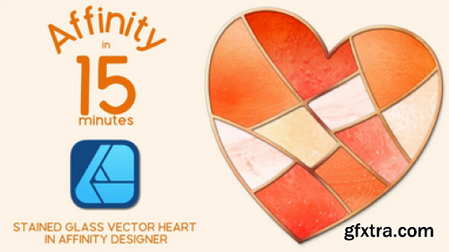 Skillshare - Affinity Designer V2   Stained Glass Vector Heart Shape