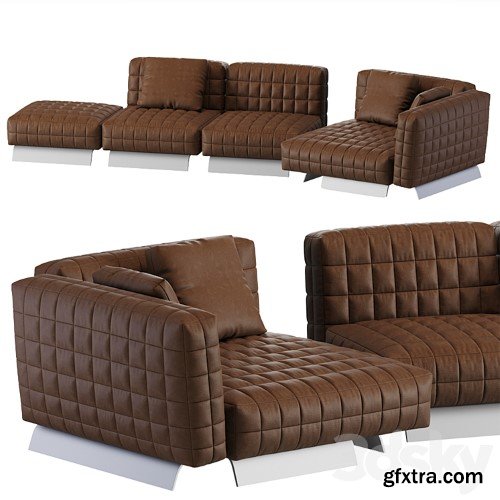 3dsky Pro - Minotti TWIGGY Modular Sofa 05