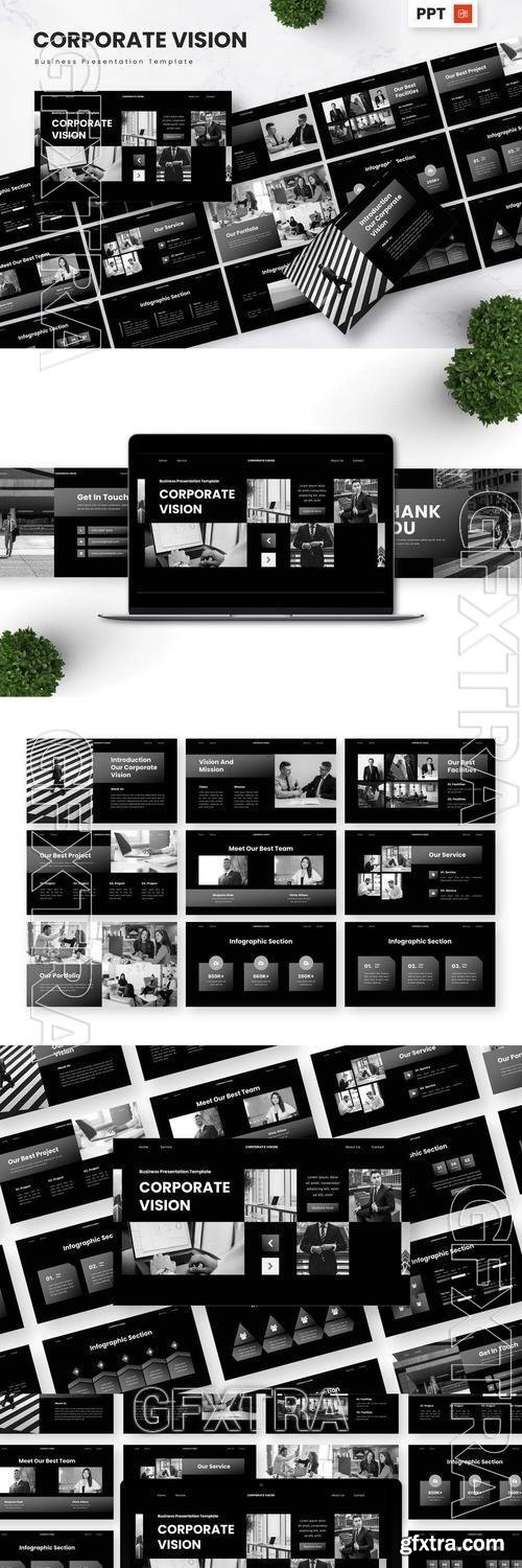 Corporate Vision - Business Powerpoint Templates VJ3RUBT