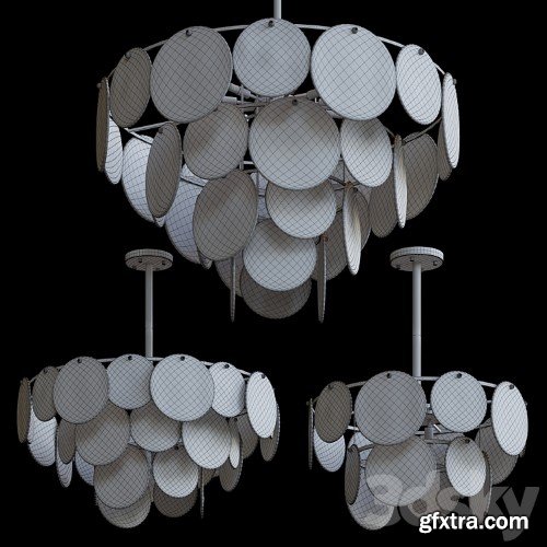 3dsky Pro - Pendant chandeliers JACKLYN by Lampatron