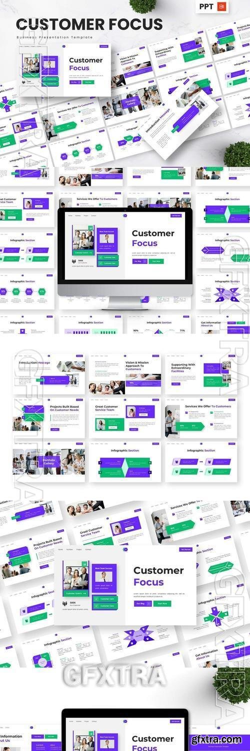 Customer Focus - Business Powerpoint Templates A6HVJY6
