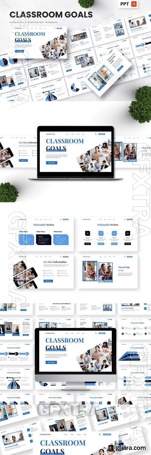 Classroom Goals - Education Powerpoint Templates K75CYEP Classroom Goals - Education Powerpoint Templates K75CYEP