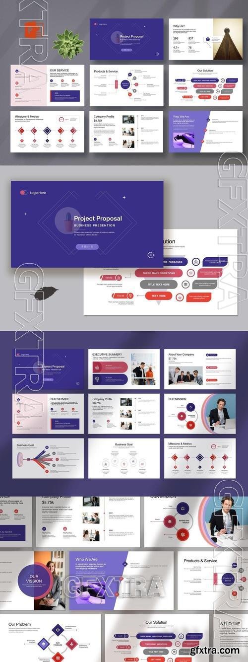 Project Proposal Presentation PowerPoint Template ACAMXB7