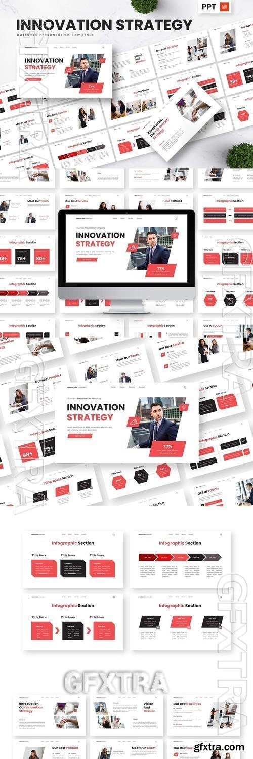 Innovation Strategy - Business Powerpoint Template A5URZBG