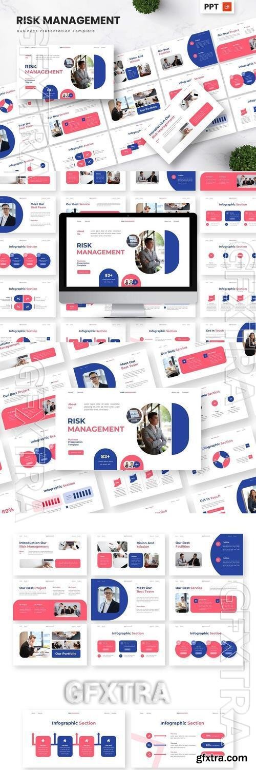 Risk Management - Business Powerpoint Templates ZCH68QM
