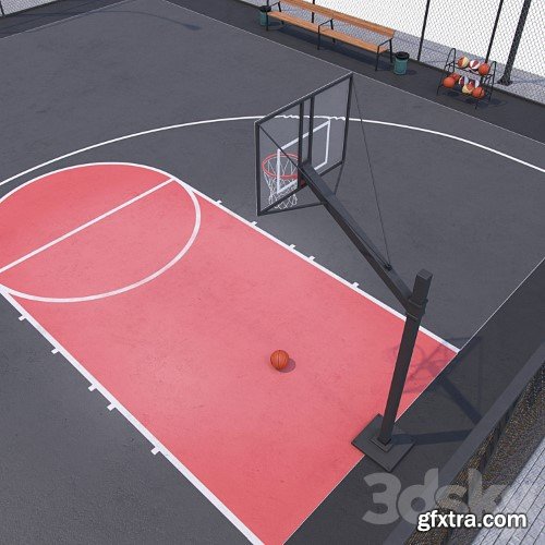 3dsky Pro - Basketball field
