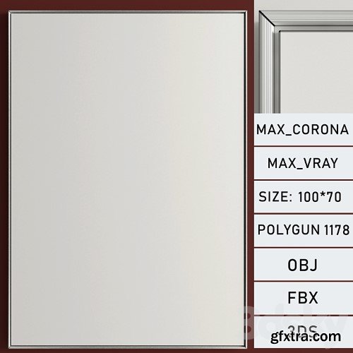 3dsky Pro - Plaster Two Photo Frame E-104