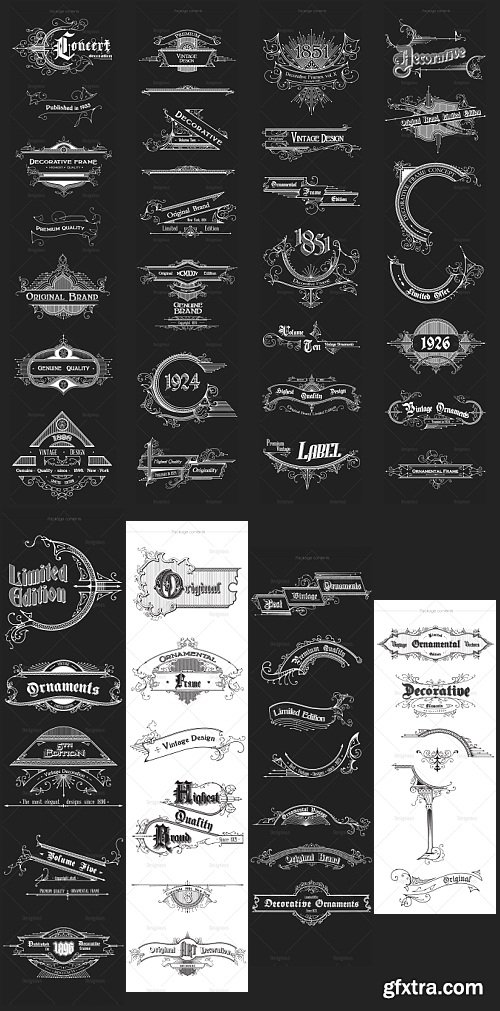 OrnamentZilla – Super Premium Vintage Elements EPS & ABR OrnamentZilla – Super Premium Vintage Elements EPS & ABR