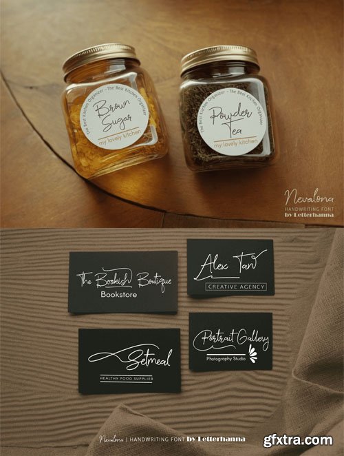 Nevalona - Crafted Handwriting Script Font Nevalona - Crafted Handwriting Script Font