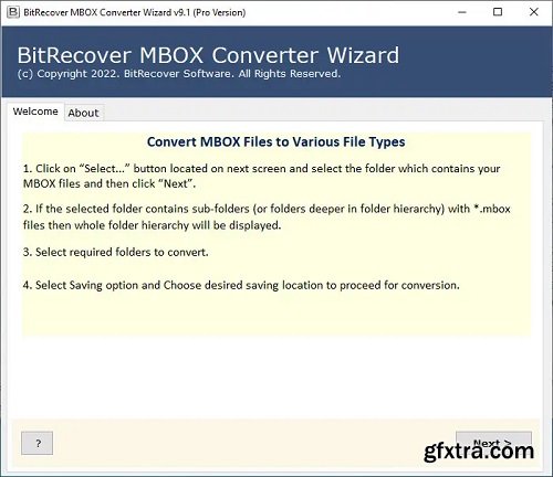 BitRecover MBOX Converter Wizard 10.3