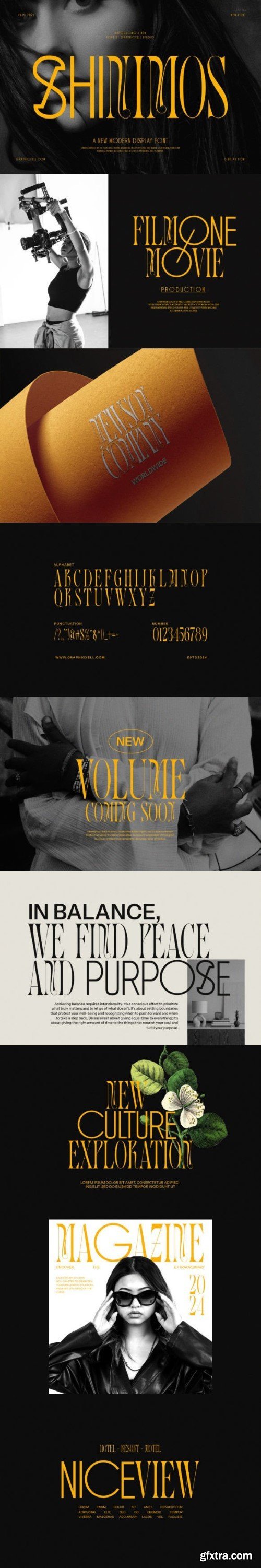 Shinimos Unique Duo Font