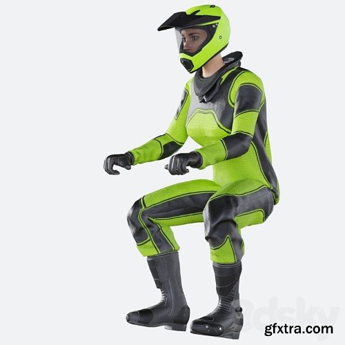 3dsky Pro - motorcyclist