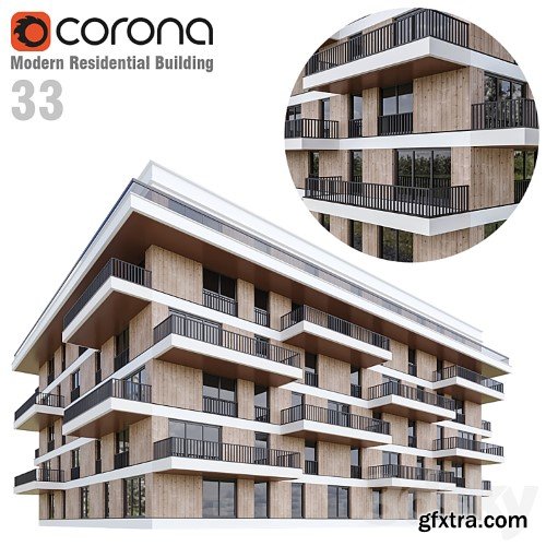 3dsky Pro - Modern Residential Building 33