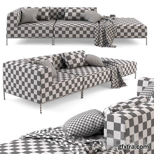 3dsky Pro - BoConcept Miami Sofa