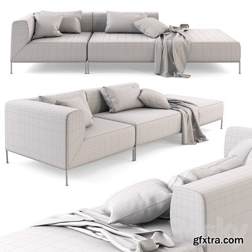 3dsky Pro - BoConcept Miami Sofa