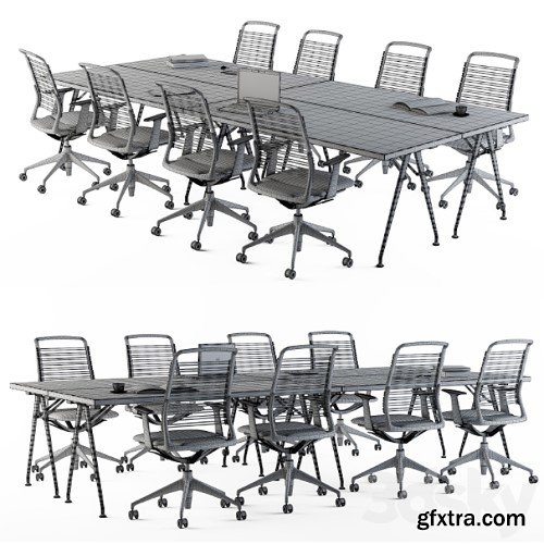 3dsky Pro - Conference Table Set For Office