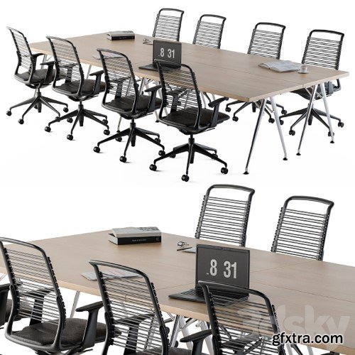 3dsky Pro - Conference Table Set For Office