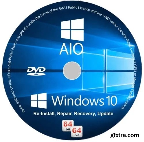 Windows 10 22H2 build 19045.5487 AIO 16in1