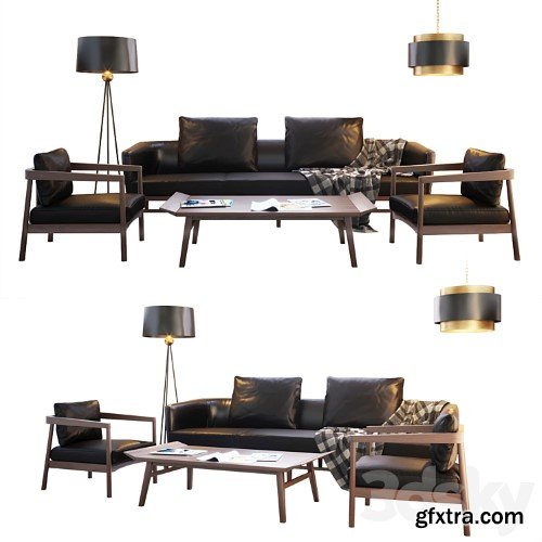 3dsky Pro - A set of furniture from MACCHIATO FURNITURE COMPANY