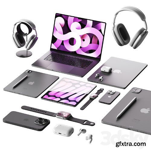 3dsky Pro - Set of Apple equipment 1