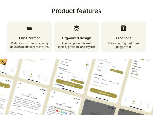 'Epicplot - Ebook and Novel Reader UI Kit Template'