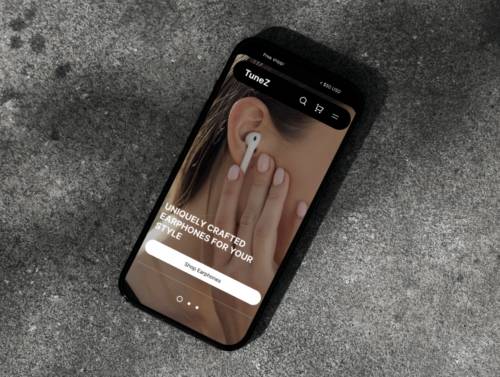 'Tunez - Ecommerce Framer Template'