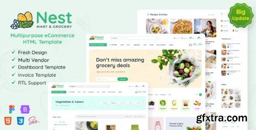 Themeforest - Nest - Multipurpose eCommerce HTML Template 33948410 v6.0