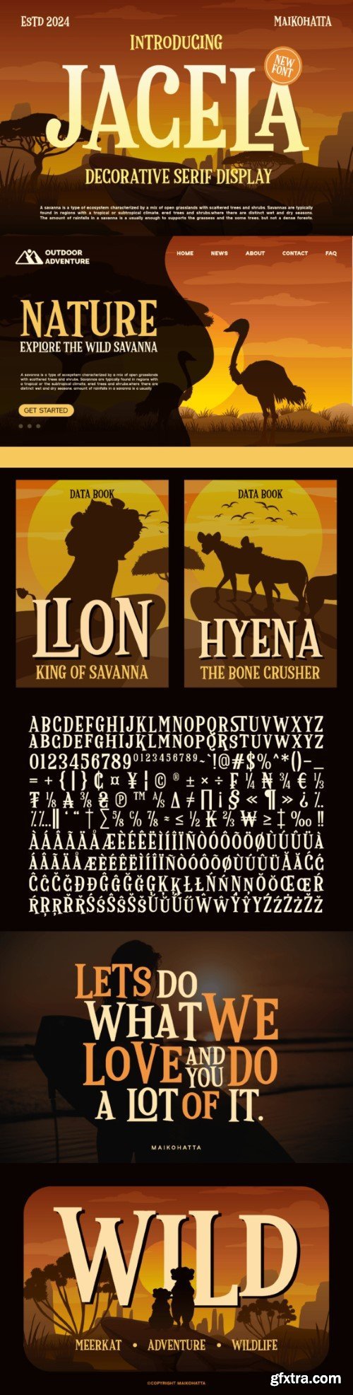 Jacela - Decorative Serif Display