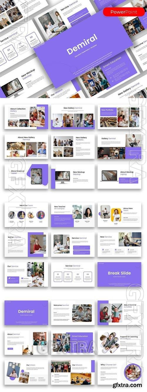 Demiral - Education PowerPoint Template TG9BVA2