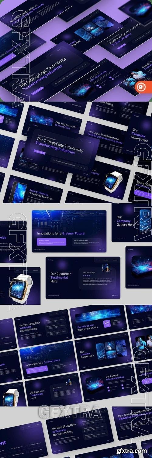 Cutting Edge Tech - AI & Innovation PowerPoint U54ELZX Cutting Edge Tech - AI & Innovation PowerPoint U54ELZX