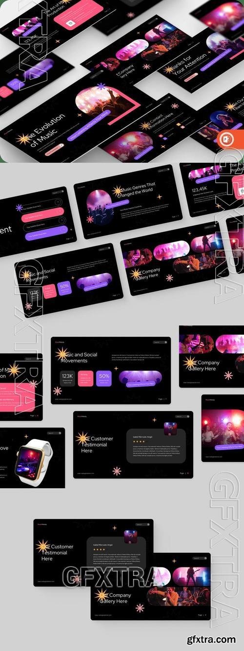 The Evolution of Music Powerpoint 2J3KPXB