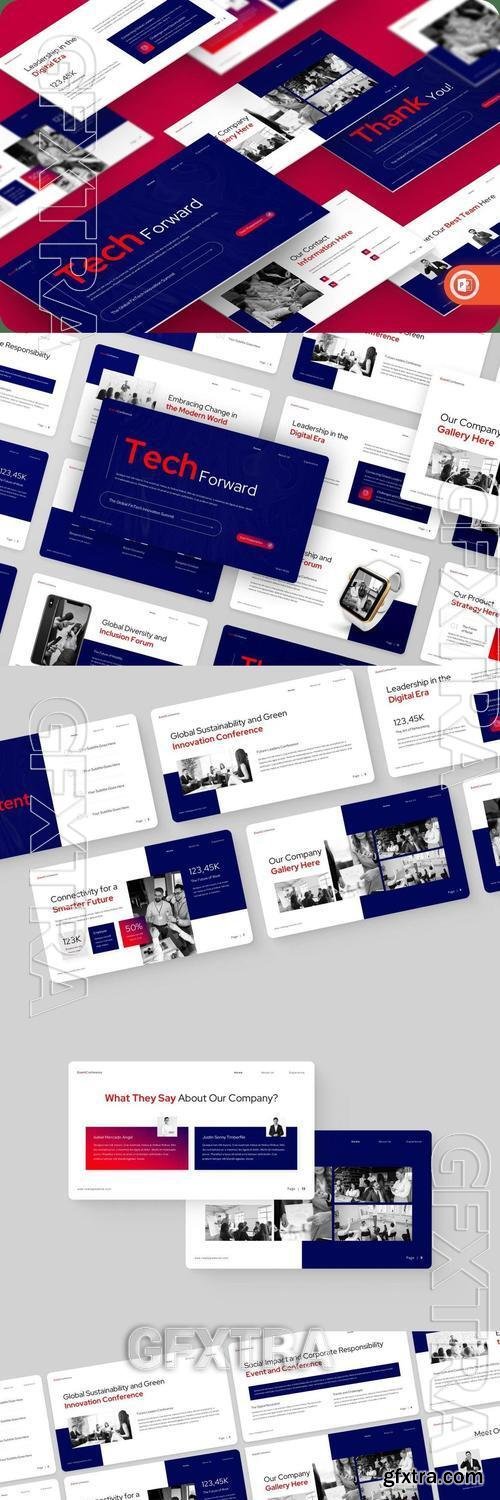 Tech Forward - Innovative Technology PowerPoint 8MW6SG8
