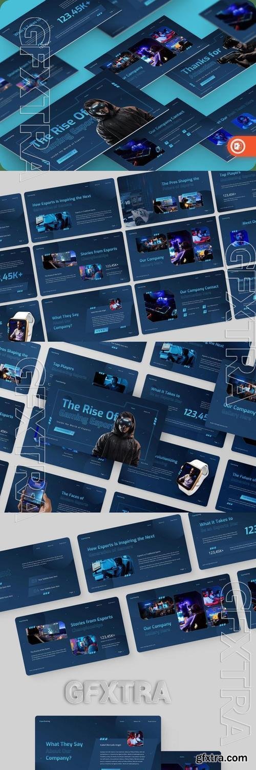 Esports Evolution - Competitive Gaming PowerPoint GF36CJ4 Esports Evolution - Competitive Gaming PowerPoint GF36CJ4