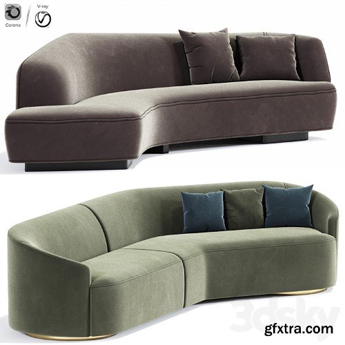 3dsky Pro - Korduda Sofa And Vladimir Kagan Sofa